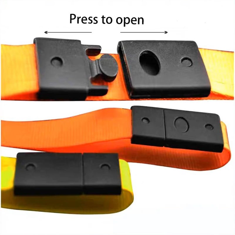 2FY2SW 20pcs/Pack Plastic Breakaway Safty Buckles for Neck Strap Lanyard Webbing ID Badge Tag Holder Black (Webbing Size:1"(25mm)) - Image 4
